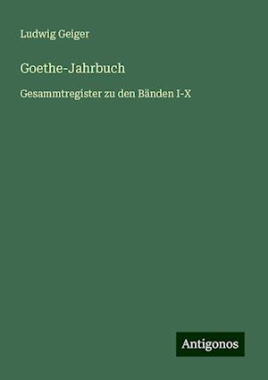 Goethe-Jahrbuch