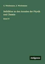 Beiblätter zu den Annalen der Physik und Chemie