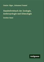 Handwörtebuch der Zoologie, Anthropologie und Ethnologie