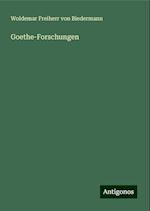 Goethe-Forschungen