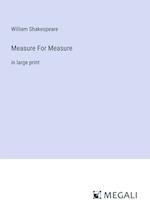 Measure For Measure