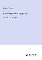 History of Friedrich II of Prussia