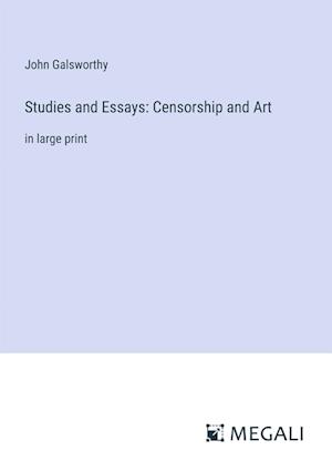 Studies and Essays: Censorship and Art