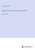 Studies and Essays: Quality and Others