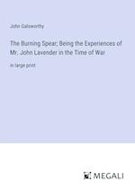 The Burning Spear; Being the Experiences of Mr. John Lavender in the Time of War