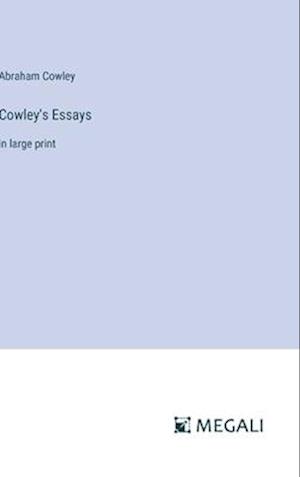 Cowley's Essays