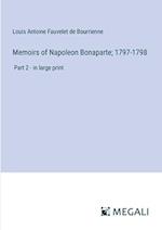 Memoirs of Napoleon Bonaparte; 1797-1798