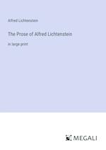 The Prose of Alfred Lichtenstein