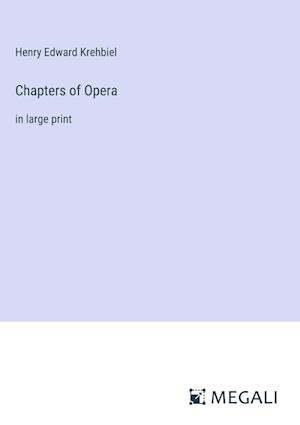 Chapters of Opera