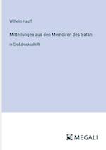 Mitteilungen aus den Memoiren des Satan