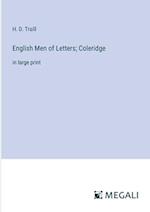 English Men of Letters; Coleridge