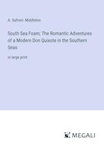 South Sea Foam; The Romantic Adventures of a Modern Don Quixote in the Southern Seas