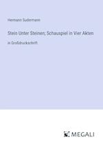 Stein Unter Steinen; Schauspiel in Vier Akten