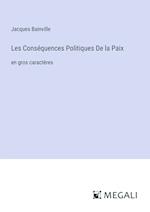 Les Conséquences Politiques De la Paix