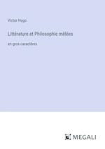 Littérature et Philosophie mêlées