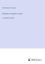 Poesie e novelle in versi