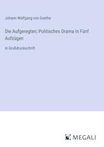 Die Aufgeregten; Politisches Drama In Fünf Aufzügen