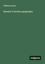 Manual of modern geography