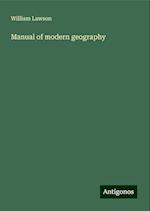 Manual of modern geography