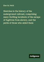 Sketches in the history of the underground railroad, comprising many thrilling incidents of the escape of fugitives from slavery, and the perils of those who aided them