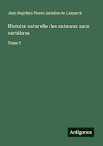 Histoire naturelle des animaux sans vertèbres