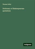 Dictionary of Shakespearean quotations