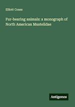 Fur-bearing animals: a monograph of North American Mustelidae