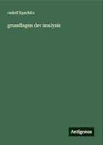 grundlagen der analysis