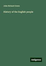 History of the English people