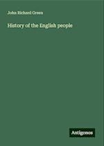 History of the English people