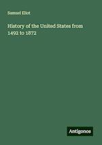 History of the United States from 1492 to 1872