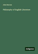 Philosophy of English Literature