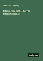 Introduction to the Study of International Law