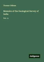 Memoirs of the Geological Survey of India