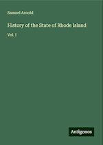 History of the State of Rhode Island