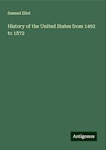 History of the United States from 1492 to 1872