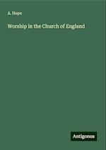 Worship in the Church of England