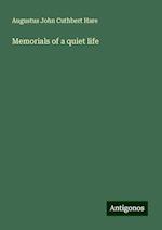 Memorials of a quiet life