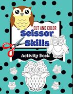 Cut and Color Scissor Skills Activity Book