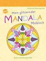 Mein glitzernder Mandala-Malblock. Ruhe und Kreativität