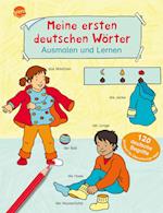 Malbuch mit Wörtern