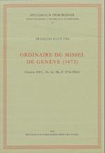 Ordinaire Du Missel de Geneve (1473)