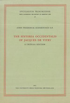 The Historia Occidentalis of Jacques de Vitry