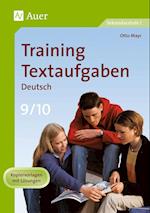 Training Textaufgaben Deutsch 9./10. Klasse