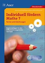 Individuell fördern Mathe 7 Terme und Gleichungen
