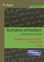 Textgebundener Aufsatz - Textanalyse