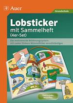 Lobsticker mit Sammelheft (4er-Set)