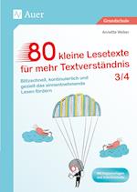 80 kleine Lesetexte für mehr Textverständnis 3/4