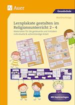 Lernplakate gestalten im Religionsunterricht 2-4