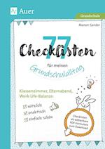 77 Checklisten für meinen Grundschulalltag